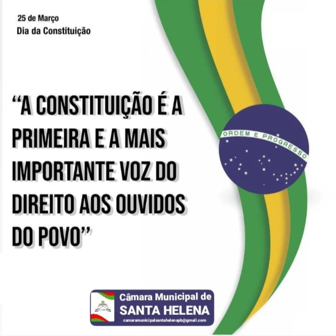 25 de março – Dia da Constituição